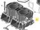 ROTAX 600R E-TEC Sylinteriryhmä alkuperäinen